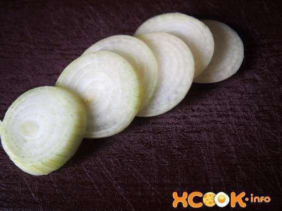 лук кольцами