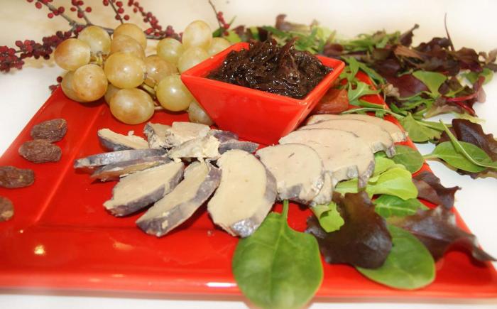 кусочки полезной гусиной печени