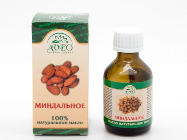 миндальное масло в аптечной бутылочке