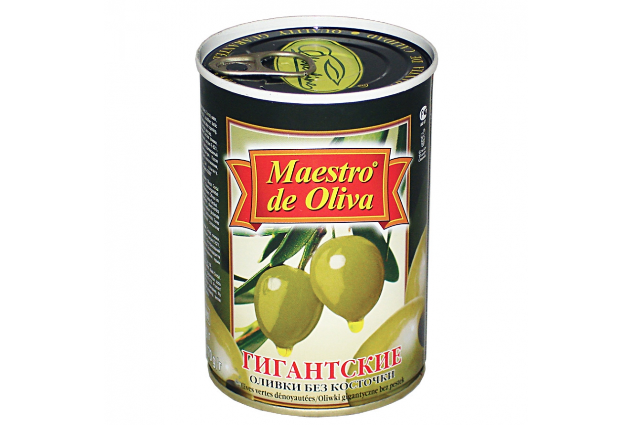 жестяная банка с оливками