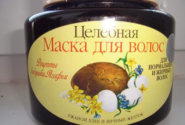 маска с ржаным хлебом для волос