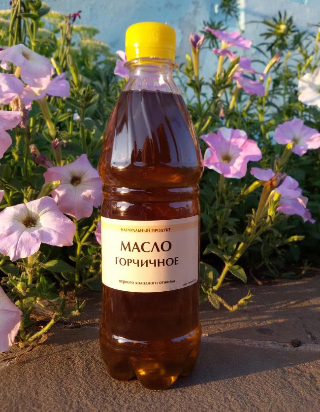 тара с горчичным маслом