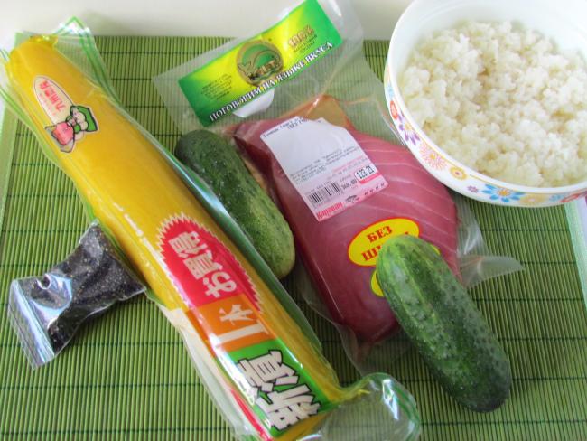 маринованная редька и другие ингредиенты