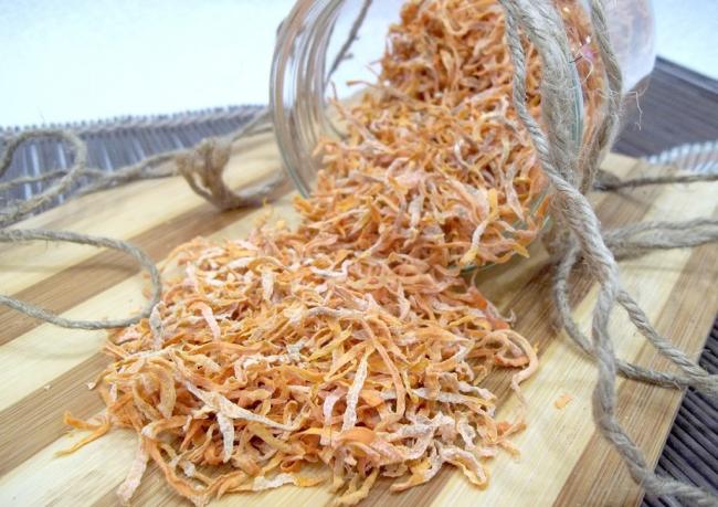 сушеная морковь в банке