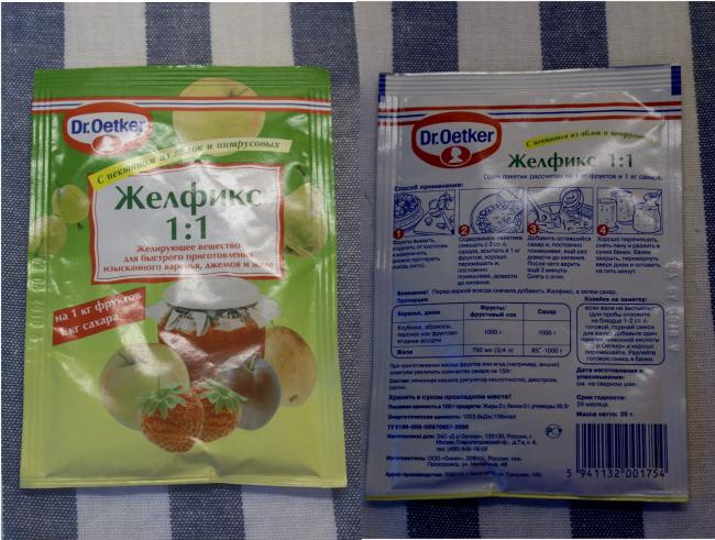 упаковки желфикса