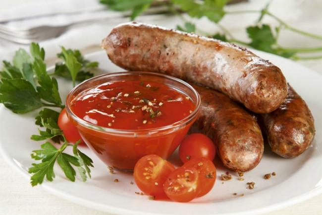 купаты с соусом