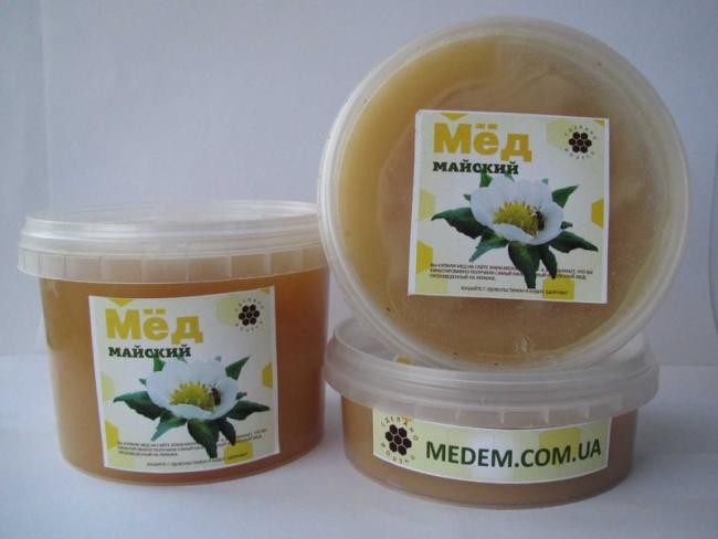 баночки с майским медом