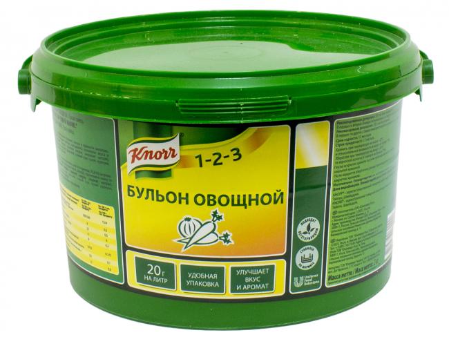 банка с готовым овощным бульоном