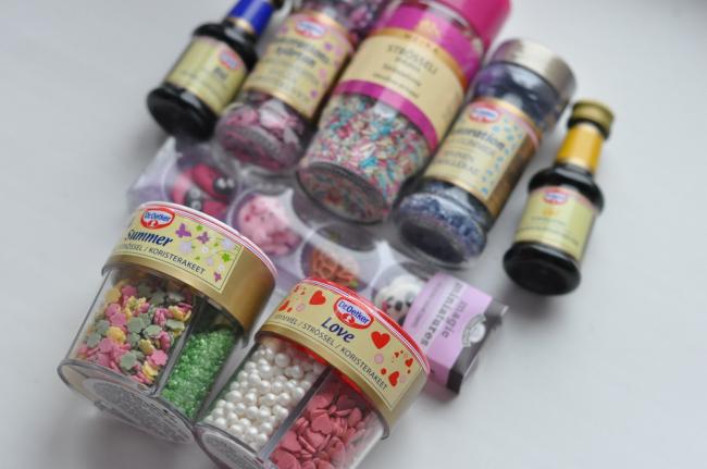 пищевые красители и другие продукты для приготовления десертов