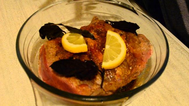 маринованная в бальзамическом уксусе курица