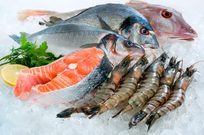 свежие морепродукты