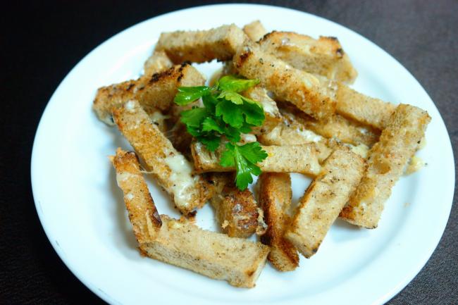 сухари с сыром
