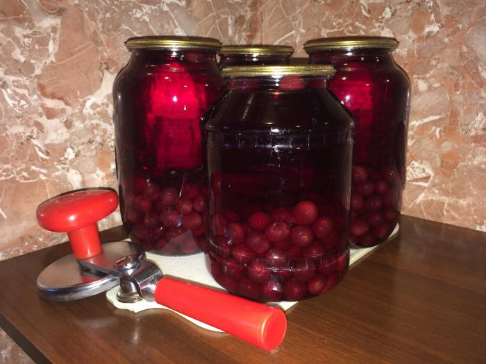 компоты в банках
