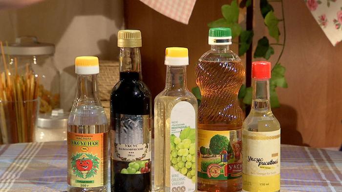 уксус в бутылках