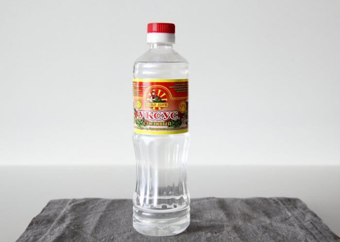 бутылка уксуса