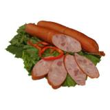 варено-копченая колбаса и кусочки