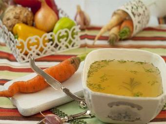 рецепт приготовления диетического бульона из овощей