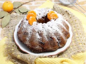 кекс с мандаринами