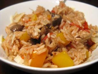 куриная паэлья