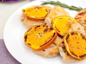 куриная грудка с апельсинами