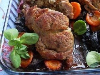 мясные кармашки с начинкой
