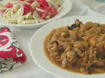 рагу из овощей с грибами