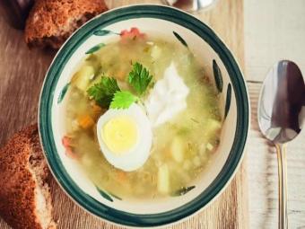 рассольник с солеными огурцами - рецепт