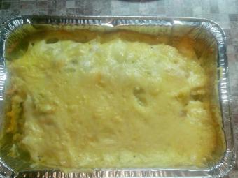 запеканка с курицей и картошкой