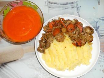 куриные желудки в мультиварке