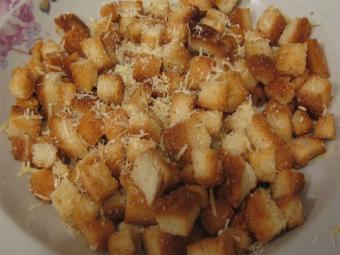 сухарики с сыром