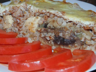 запеканка с куриной грудкой