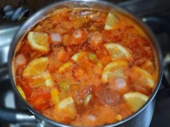 солянка с сосисками