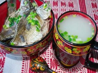 приготовление ухи из карася